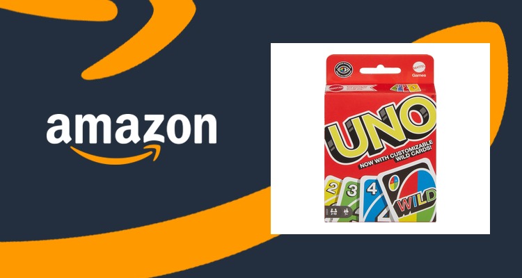UNO 经典纸牌游戏 颜色数字匹配 聚会聚餐必备 家庭桌游 仅£5.55