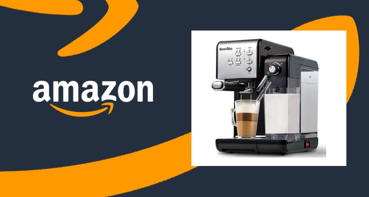 【史低价】Breville 铂富 One-Touch 意式咖啡机 19Bar 奶泡 仅£99.99