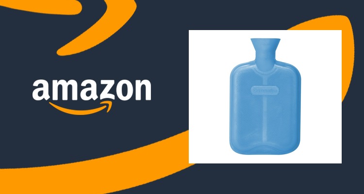 Cassandra双面纹理热水袋1.8升 居家保暖常备 随机颜色发货 仅£4