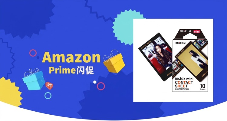 富士instax mini拍立得相纸10张Contact款仅£8.4