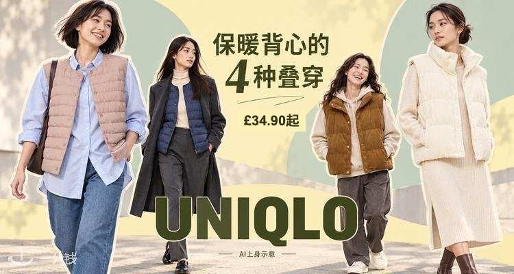 UNIQLO保暖背心的4种叠穿方法🧥£34.90起，从衬衫日常到大衣通勤！