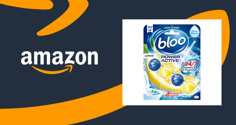 【史低价】Bloo 马桶挂式清香块 柠檬味 50g 约240次冲水 仅£0.94