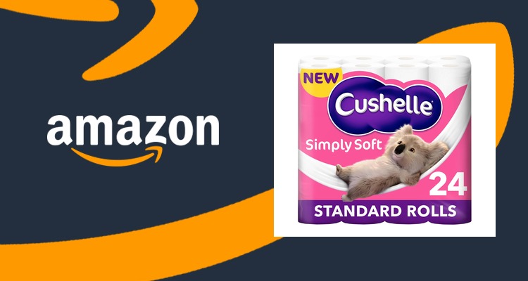 Cushelle Simply Soft 柔软卫生纸 24卷 囤货装 约8折 仅£8.00