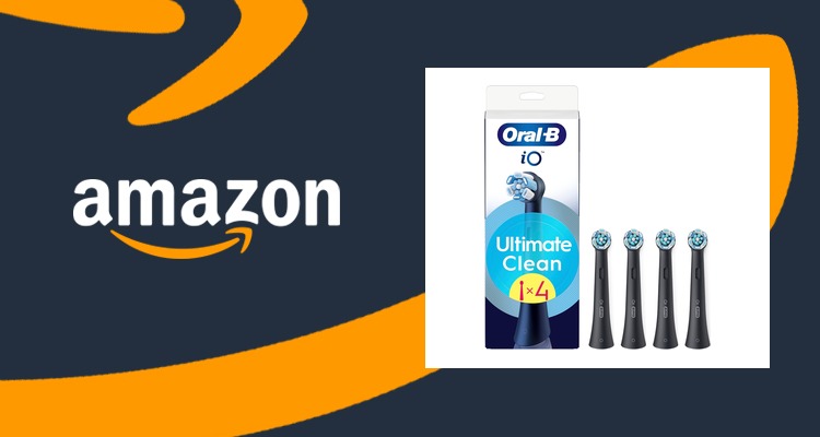 【史低价】欧乐B Oral-B iO系列刷头4支装 变色刷毛 订阅价仅£19