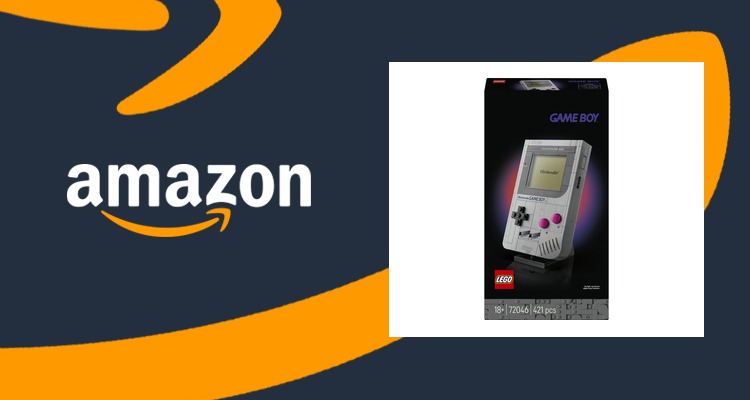 【史低价】LEGO乐高Game Boy拼搭模型72046 近1比1复刻经典掌机摆件 仅£40.99